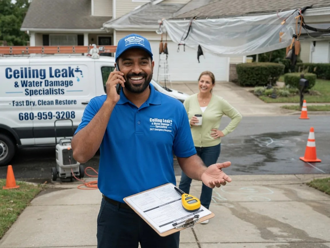 Ceiling Leak Cleanup Waterbury Center, VT FAQs